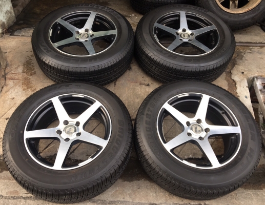 แม็ก Lenso ขอบ 17 พร้อมยาง Bridgestone 225-65-17