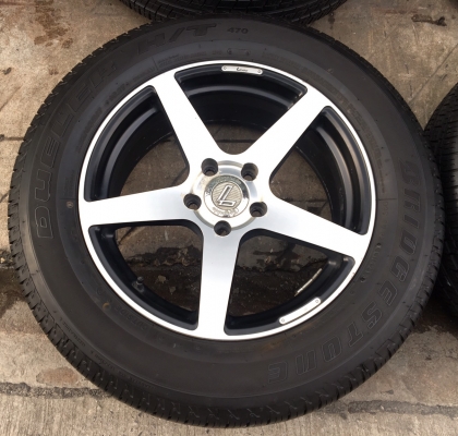 แม็ก Lenso ขอบ 17 พร้อมยาง Bridgestone 225-65-17