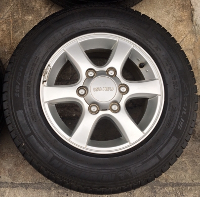 ล้อแม็ก ISUZU Platinum ขอบ15 พร้อมยาง Michelin 215-70-15