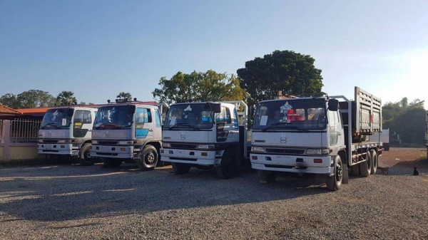 Hino Fm1J เครื่องเดิม 210 แรง กระบะพื้นเรียบ ทะเบียนพร้อม
