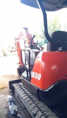 รถแบคโฮ KUBOTA U30 รถเก่านอกนำเข้า ยังไม่เคยใช้งานในไทย เครื่องดี ปั๊มแรง รถสวย พร้อมใช้งาน มีเอกสาร