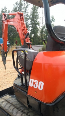 รถแบคโฮ KUBOTA U30 รถเก่านอกนำเข้า ยังไม่เคยใช้งานในไทย เครื่องดี ปั๊มแรง รถสวย พร้อมใช้งาน มีเอกสาร