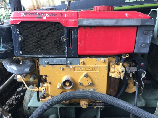 ขายปั๊มลมพร้อมเครื่องยนต์และสาย