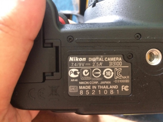 ส่งต่อครับ nikon D3100 อุปกรณ์ดังภาพ สภาพมือ 1 ดูภาพทักมาครับ