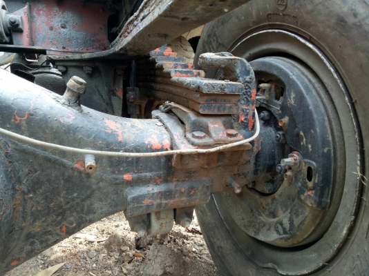 ช่วงล่างร็อกกี้240รุุ่นเบรคใหญ่ยกแท่นพร้อมยางกะทะล้อช่วงล่างแน่นมากพร้อมใช้