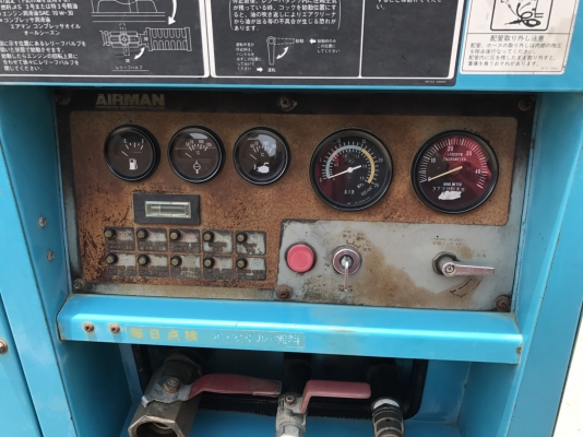 ปั๊มลม Airman รุ่น PDSG750S (13บาร์) เครื่องสภาพสวย เก่านอกไม่เคยใช้ในไทย