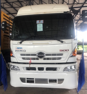 พ่วง 22 ล้อ HINO 344 ปี 57 ไมล์ 3 แสน กระบะเหล็ก -ดั้ม อู่ พนัส ยางตัวแม่ดี - ยางหลัง 70 เปอร์เซ็นต์  พร้อมใช้  เอกสาร ม.79 พร้อมโอน