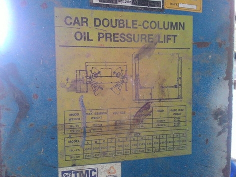 ขายลิฟท์ยกรถมือสอง