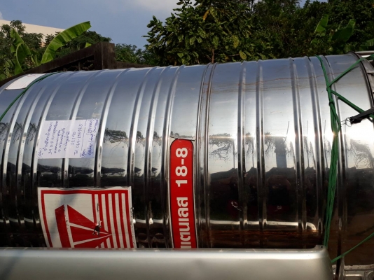 ขาย ถังน้ำสแตนเลสตราเพชร 3000 ลิตร