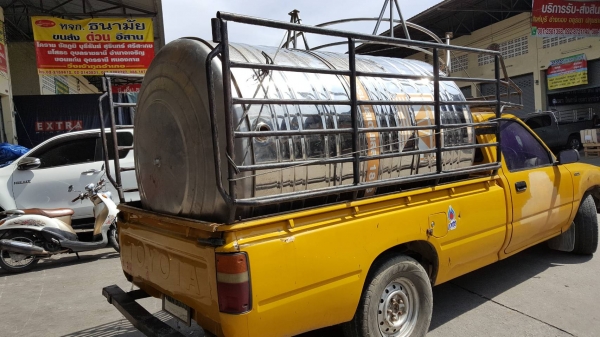 ขาย ถังน้ำสแตนเลสตราเพชร 3000 ลิตร