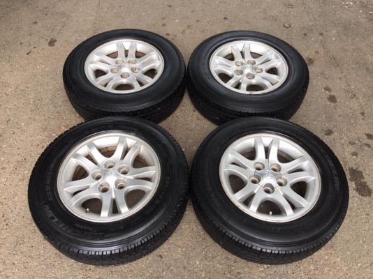 ขายล้อแม็ก Toyota Tiger D4D ขอบ 15 4 ล้อ ราคา 5,000 บาท ราคาถูกๆลายยอดฮิต