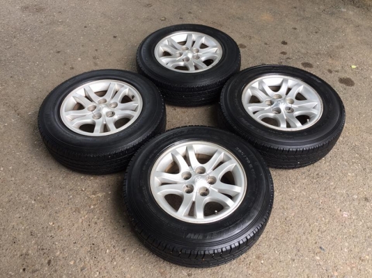 ขายล้อแม็ก Toyota Tiger D4D ขอบ 15 4 ล้อ ราคา 5,000 บาท ราคาถูกๆลายยอดฮิต