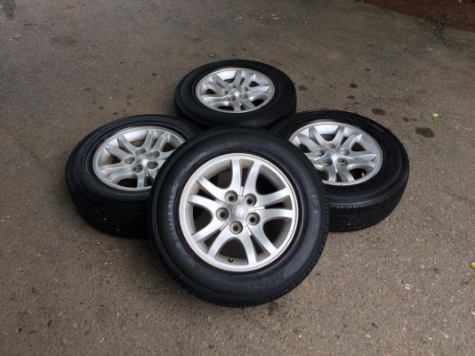 ขายล้อแม็ก Toyota Tiger D4D ขอบ 15 4 ล้อ ราคา 5,000 บาท ราคาถูกๆลายยอดฮิต