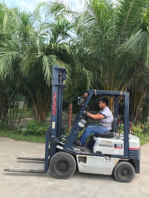 ขายFORKLIFT KOMATSU FG15-15(1.5ตัน)(เสา4เมตร) สวยเดิมจากญี่ปุ่น ยังไม่เคยใช้ในไทย 139,000เท่านั้น!!