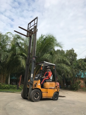 ขายFORKLIFT MITSUBISHI FG15(1.5ตัน) สวยเดิมจากญี่ปุ่น ยังไม่เคยใช้ในไทย 115,000เท่านั้น!!