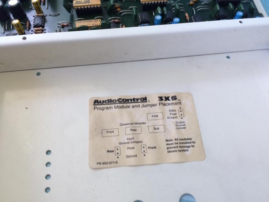 ครอส AudioControl 3XS มือสองสภาพดีใช้งานปกติ เสียงดีมาก ขาย 2250 บาท สนใจ0892425454 อยู่สระบุรี