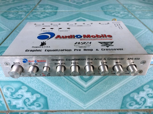 ปรีaudiomobile ขาย 600 บาท ใช้งานปกติทุกรายการสนใจ0892425454 อยู่สระบุรี
