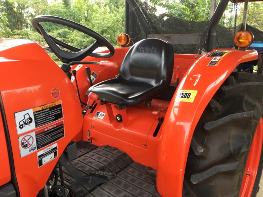 L4708DT สวยจัด ใบมีดคานล่างใหม่+ยางใหม่ 4 เส้น+ผานพรวน CMT 6x24"สีเดิมโรงงานเล่มทะเบียนพร้อมโอน