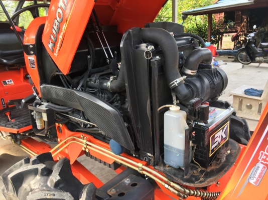 L4708DT สวยจัด ใบมีดคานล่างใหม่+ยางใหม่ 4 เส้น+ผานพรวน CMT 6x24"สีเดิมโรงงานเล่มทะเบียนพร้อมโอน