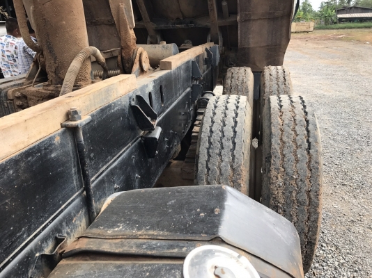 Hino 1J เครื่อง 210 แรง ปี 40 แม่เดี่ยวกระบะดัมพ์สามมิตร ทะเบียนพร้อม