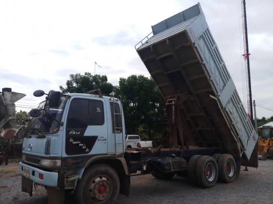 Hino 1J เครื่อง 210 แรง ปี 40 แม่เดี่ยวกระบะดัมพ์สามมิตร ทะเบียนพร้อม