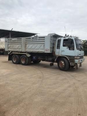 Hino 1J เครื่อง 210 แรง ปี 40 แม่เดี่ยวกระบะดัมพ์สามมิตร ทะเบียนพร้อม