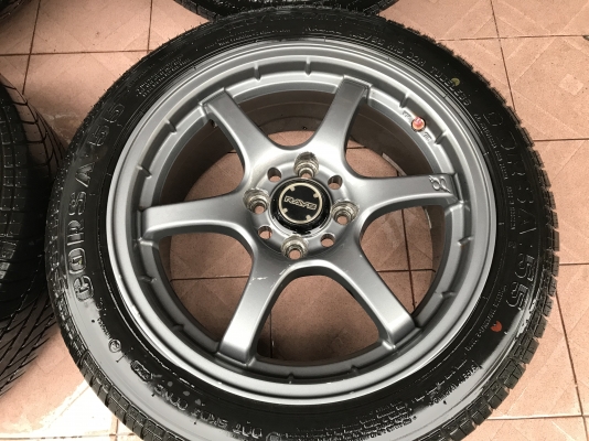 ล้อเเท้ RAYS GRAMLIGHT 57 MAXIMUM 15กว้าง6นิ้วครึ่งอ๊อฟ38ทั้ง4วงสีเดิมๆติดยางปี14สวยดอกเต็มๆใส่วิ่งได้เรย ล้อเเท้ RAYS GRAMLIGHT 57 MAXIMUM 15กว้าง6นิ้วครึ่งอ๊อฟ38ทั้ง4วงสีเดิมๆติดยางปี14สวยดอกเต็มๆใส่วิ่งได้เรย