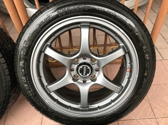 ล้อเเท้ RAYS GRAMLIGHT 57 MAXIMUM 15กว้าง6นิ้วครึ่งอ๊อฟ38ทั้ง4วงสีเดิมๆติดยางปี14สวยดอกเต็มๆใส่วิ่งได้เรย ล้อเเท้ RAYS GRAMLIGHT 57 MAXIMUM 15กว้าง6นิ้วครึ่งอ๊อฟ38ทั้ง4วงสีเดิมๆติดยางปี14สวยดอกเต็มๆใส่วิ่งได้เรย