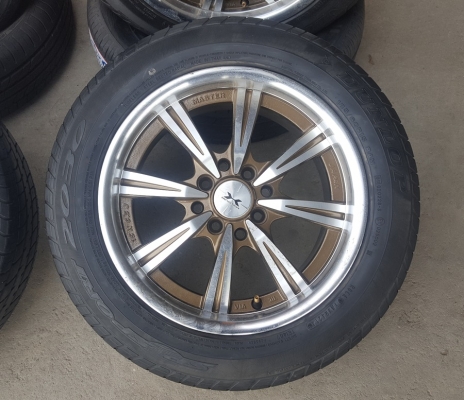 ขายล้อมือ2 MASTER ขอบ15 4รู100-114 พร้อมยาง 4 ล้อ