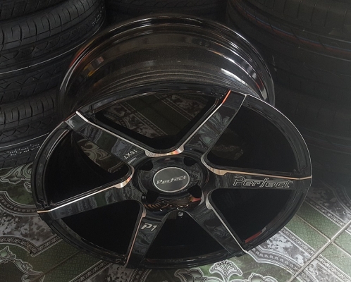 ล้อใหม่ Porfect P1 ขอบ15 4รู100 ยางใหม่ 4 ล้อ