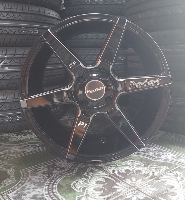 ล้อใหม่ Porfect P1 ขอบ15 4รู100 ยางใหม่ 4 ล้อ