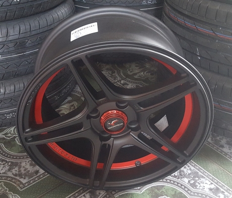 ล้อใหม่ YACHIYODA LW07 ขอบ15 หน้า7 ยางใหม่ 4 ล้อ