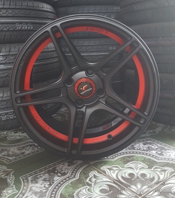 ล้อใหม่ YACHIYODA LW07 ขอบ15 หน้า7 ยางใหม่ 4 ล้อ