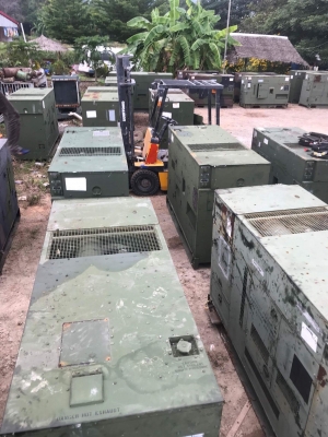 ขายเครื่องปั่นไฟขนาด 30Kw 60Kw มีหลายตัว