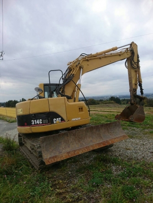 CAT 314CCR ปี 2007 สภาพสวยมาก ใบมีดดันดิน มีไลน์กระแทก, 2 ways piping ราคาไม่แพงครับ