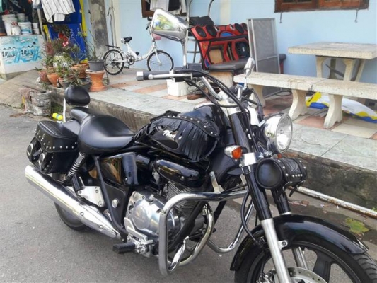 HONDA PHANTOM200 CC ลายไฟใหญ่ตัวสุดท้าย เลขทะเบียนสวยๆ สียอดนิยม รถบ้านใช้งานน้อยสภาพใหม่ๆ