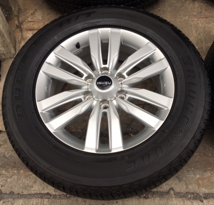 แม็กป้ายแดง ISUZU MU-X ขอบ18 พร้อมยางป้ายแดง 255-60-18 ปี 17