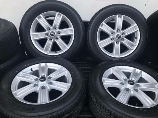 แม็กป้ายแดง ISUZU D-MAX BLUE POWER ขอบ 18 พร้อมยางป้ายแดง Bridgestone 255-60-18 ปี 17