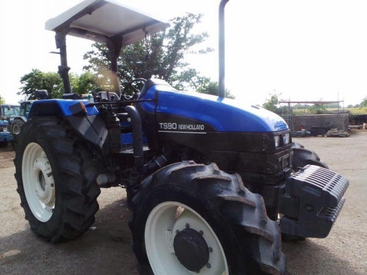 ขายแล้ว ท่ออากสาศพร้อมหัวสน็อกเกิล รถไถนิวฮอลแลนด์ TS90-TS120 แท้ติดรถเก่านอกสวยมาก