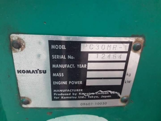 ขายจ้า  KOMATSU PC30MR-1  เก่าญี่ปุ่นแท้  สภาพดี  มีลายแย๊ก  5,XXX  ชั่วโมง  เครื่องปั๊มดี  พร้อมใช้  โทร  089-3818694  ดวงนภา