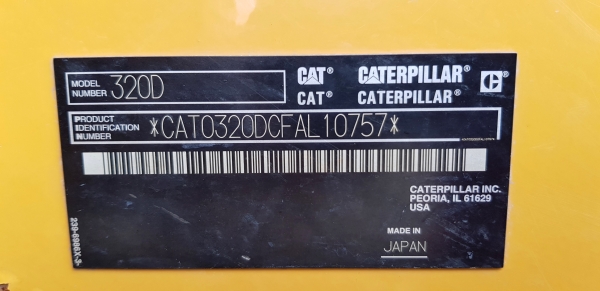 ขายรถแบ็คโฮ CAT 320D (Japan) ใช้งาน 8,478 ชั่วโมง สภาพเทพบุตร พร้อมใช้งาน