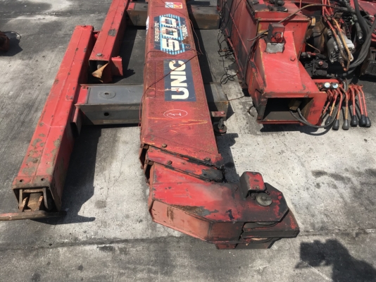 เครนติดหลังรถบรรทุก ยี่ห้อ unic รุ่น503H ของนอก100\%