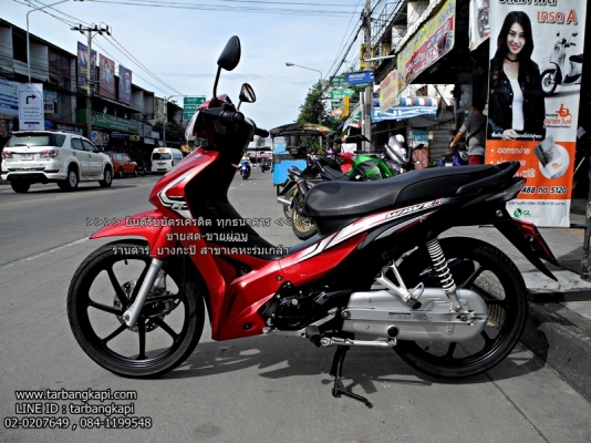 (สด-ผ่อน) ดาวน์ 1,999 Wave 110I แดง-ดำ ล้อแม็ก
