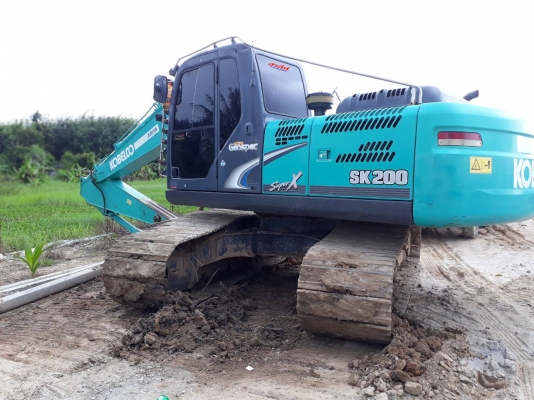 ขายรถแบ็คโฮ KOBELCO SK200-8 SuperXพร้อมใช้งาน ฟรีอะไหล่อริยะฯ มูลค่า 1 แสนบาท