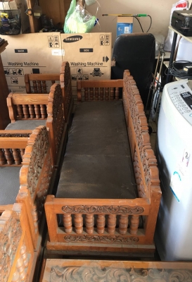 เฟอร์นิเจอร์ไม้สักทอง 6 ชิ้น 1 ชุด