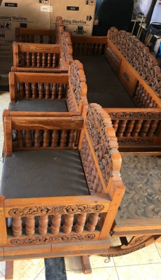 เฟอร์นิเจอร์ไม้สักทอง 6 ชิ้น 1 ชุด