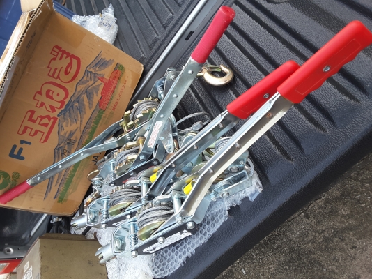 รอกมือโยก  นำเข้ามือสองจากตู้ญี่ปุ่น