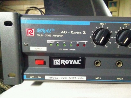 เครื่องขยายเสียง Royal เครื่องขยายเสียง Royal