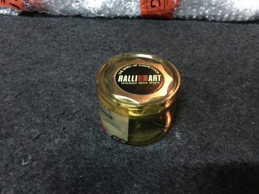ขายฝาน้ำมันเครื่องแต่ง RALLIART รถมิตซูบิชิรุ่น EVO4-9แท้