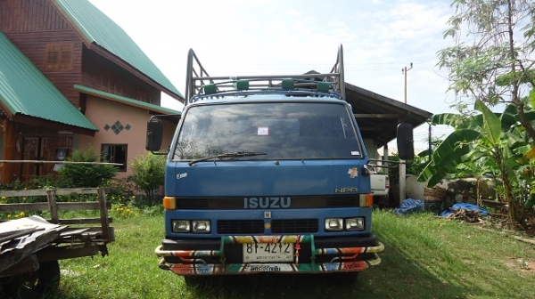 รถบ้าน รถห้าง รูปจริง เจ้าของขายเอง ISUZU NPR 115 แรงม้า หัวยกได้ ปี 2540 เครื่องดี ใช้มือเดียว